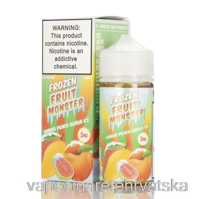 Vape Hrvatska Ice Mango Breskva Guava - Frozen Fruit Monster - 100ml 0mg